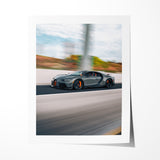 Bugatti In Motion Print