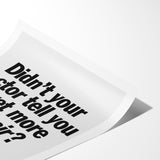 Doctor's Orders 993 Print