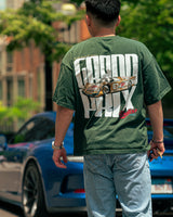 Grand Prix Tee - Green & White Colorway