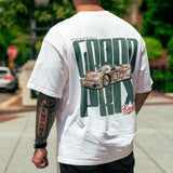 Grand Prix Tee - White & Green Colorway