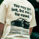 Carrera Tee - Cream & Black Colorway